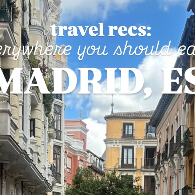 Essential Madrid Eats thumbnail