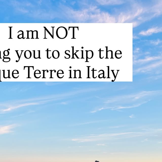 Italian Riviera Alternatives