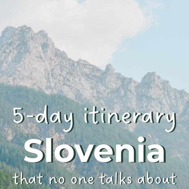 Slovenia Nature Itinerary
