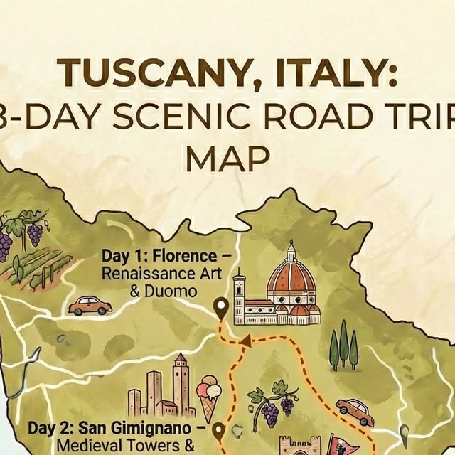 Epic Tuscany Road Trip thumbnail
