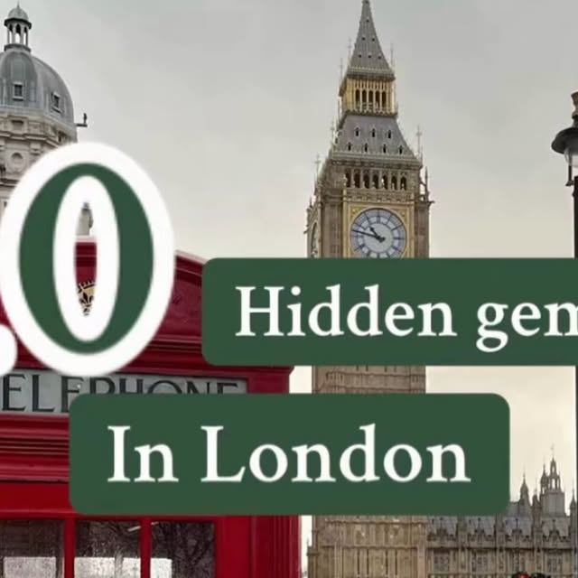 London Hidden Gems thumbnail
