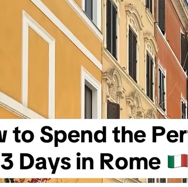 Perfect Rome Itinerary thumbnail