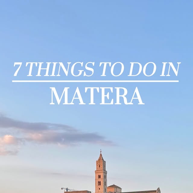 Ultimate Matera Guide