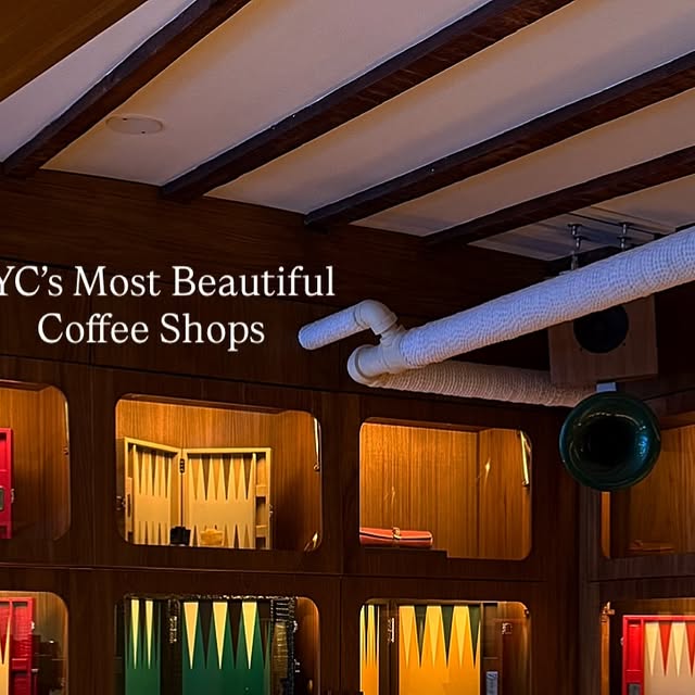 Beautiful NYC Coffee Shops