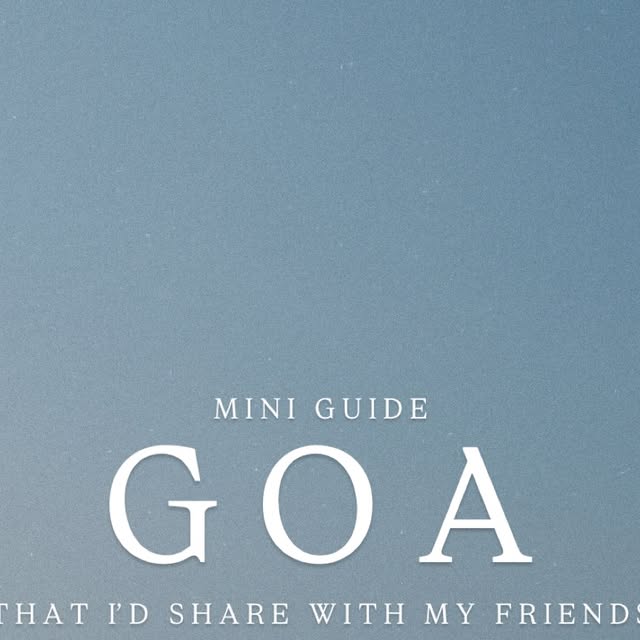 Mini Goa Travel Guide thumbnail