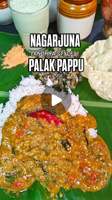 Nagarjuna Style Palak Pappu