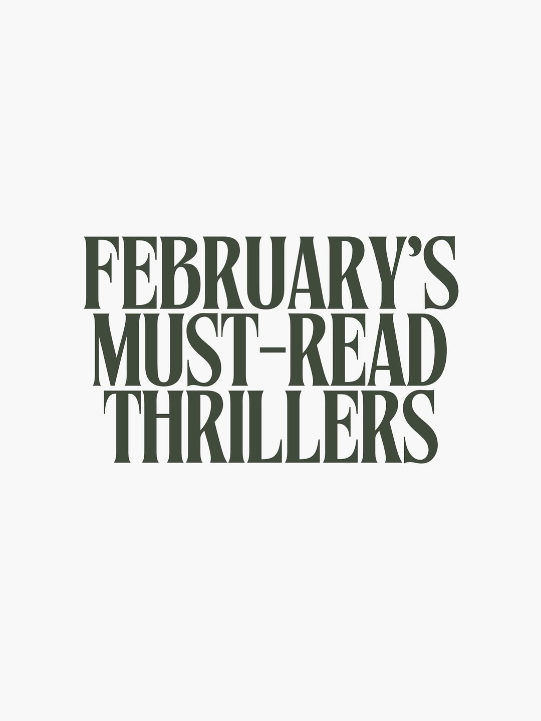 February Must-Read Thrillers thumbnail