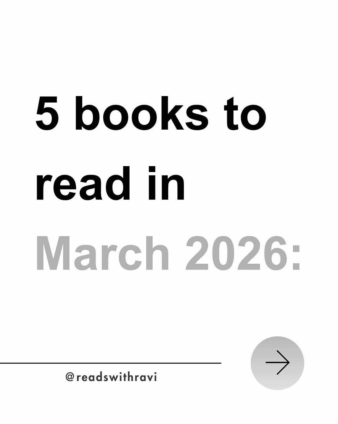 Top March Reads