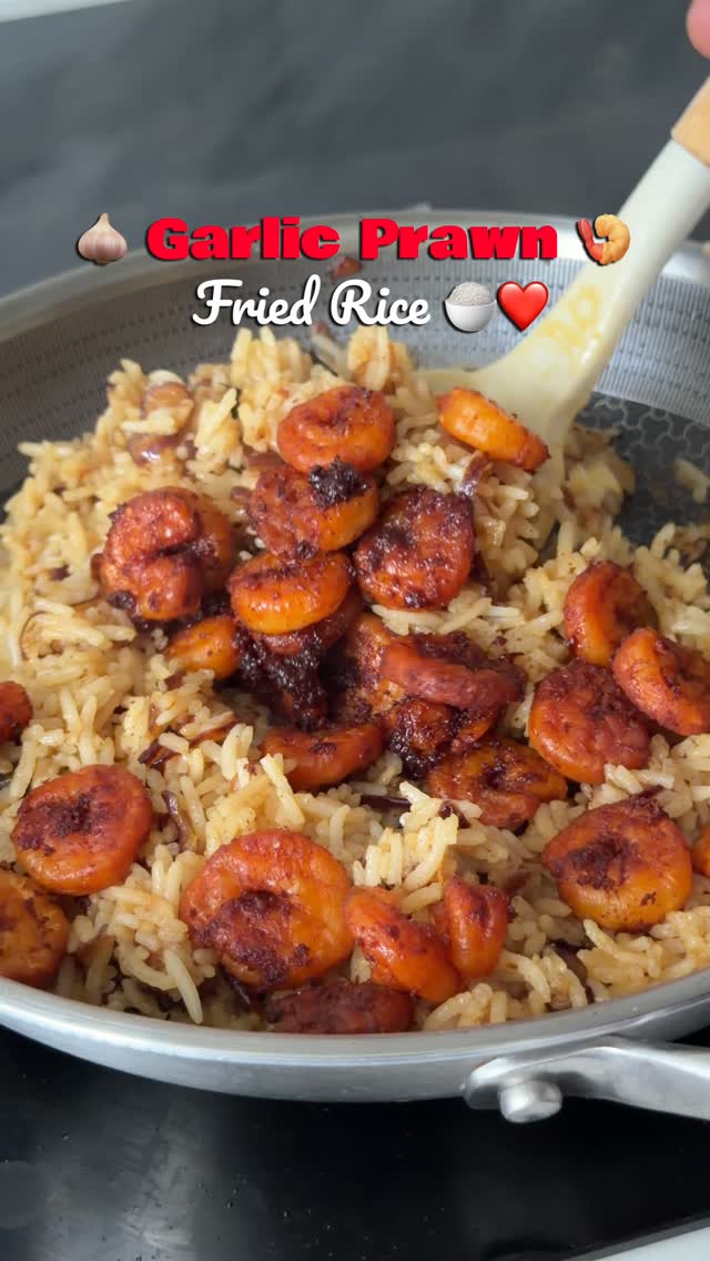 Garlic Prawn Fried Rice