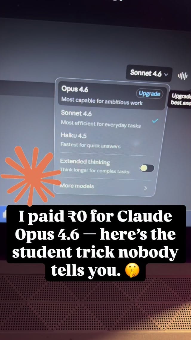 Free Claude Student Trick thumbnail