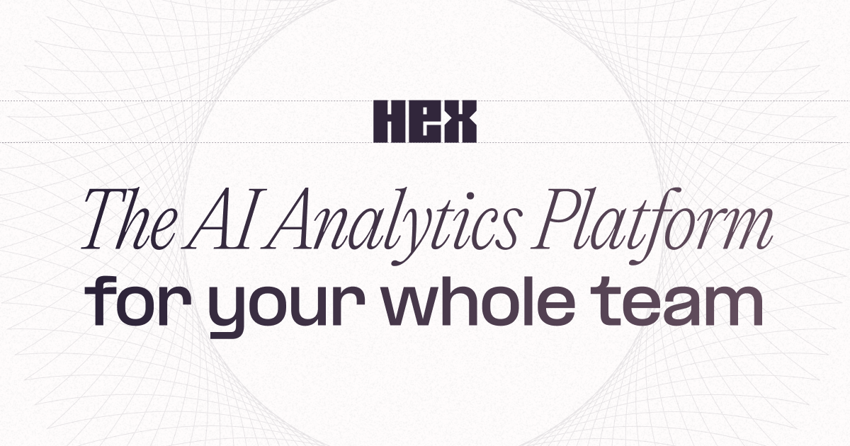 Hex AI Analytics Platform