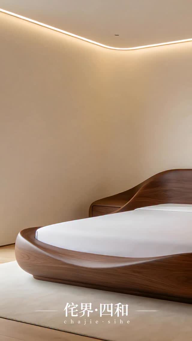 Minimalist Walnut Bedroom thumbnail