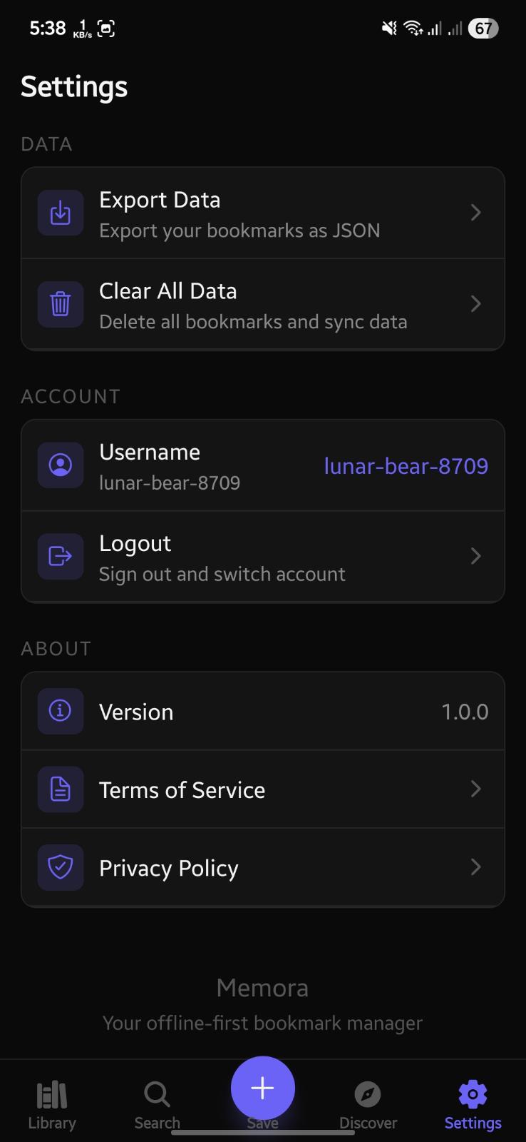 Memora Bookmark Manager