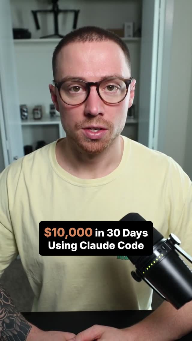 Claude Code Side Hustle thumbnail