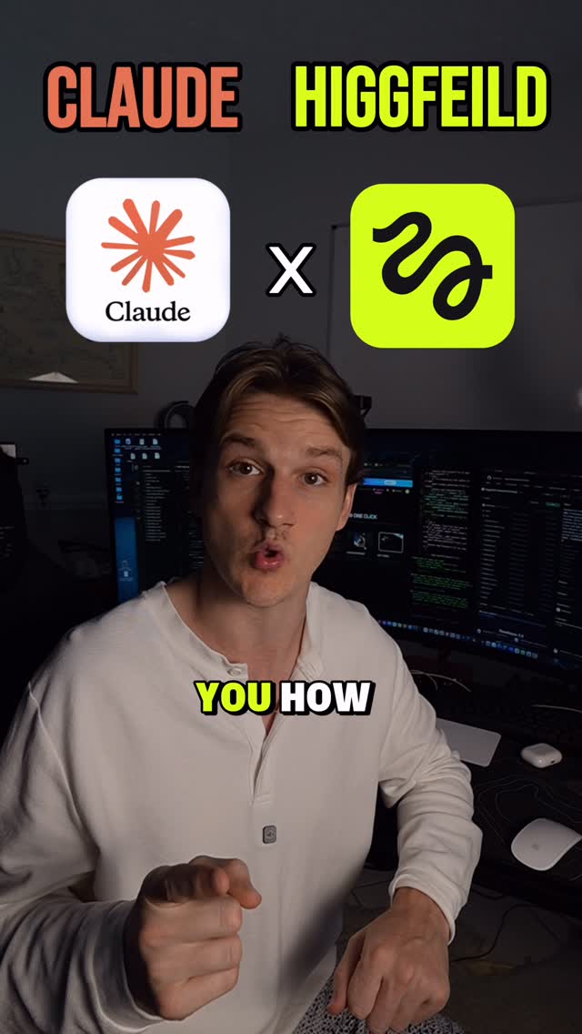 Claude X Higgsfield thumbnail
