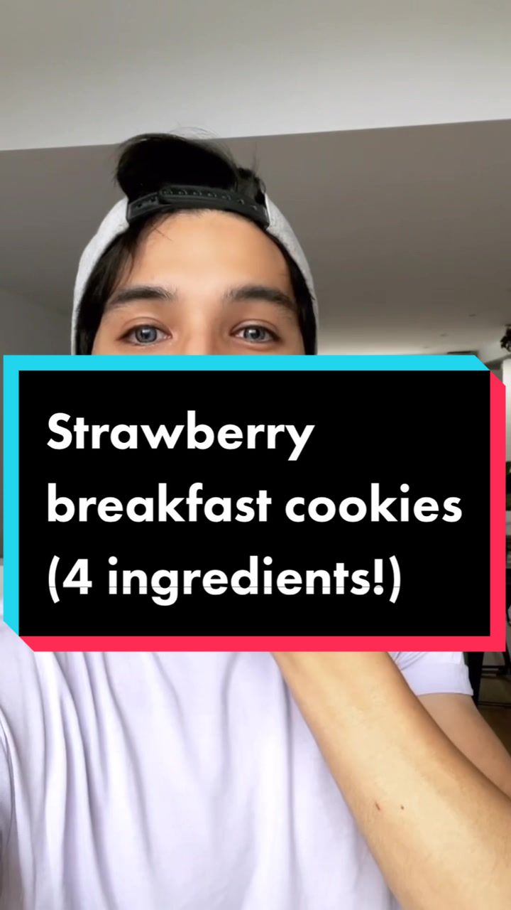 Strawberry Breakfast Cookies
