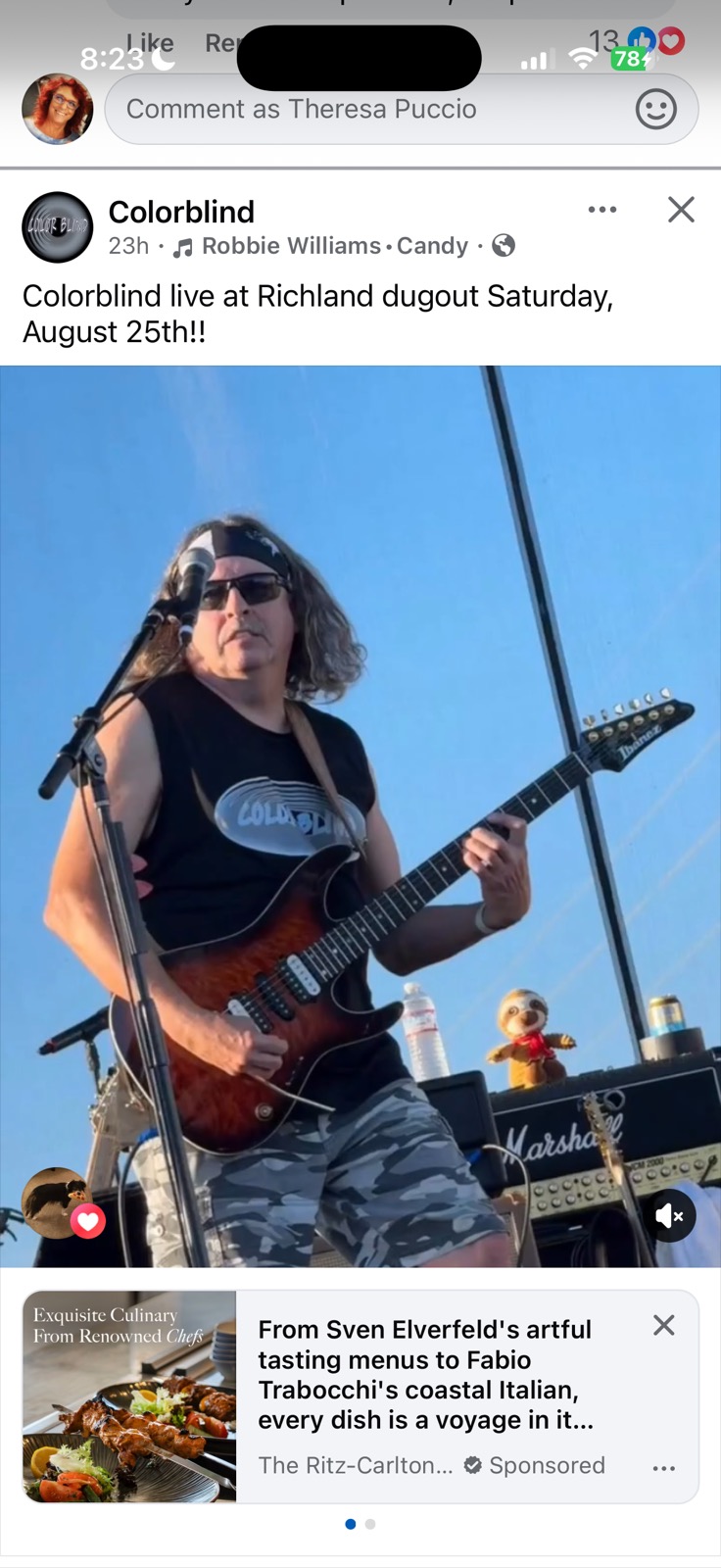 Colorblind Live Performance