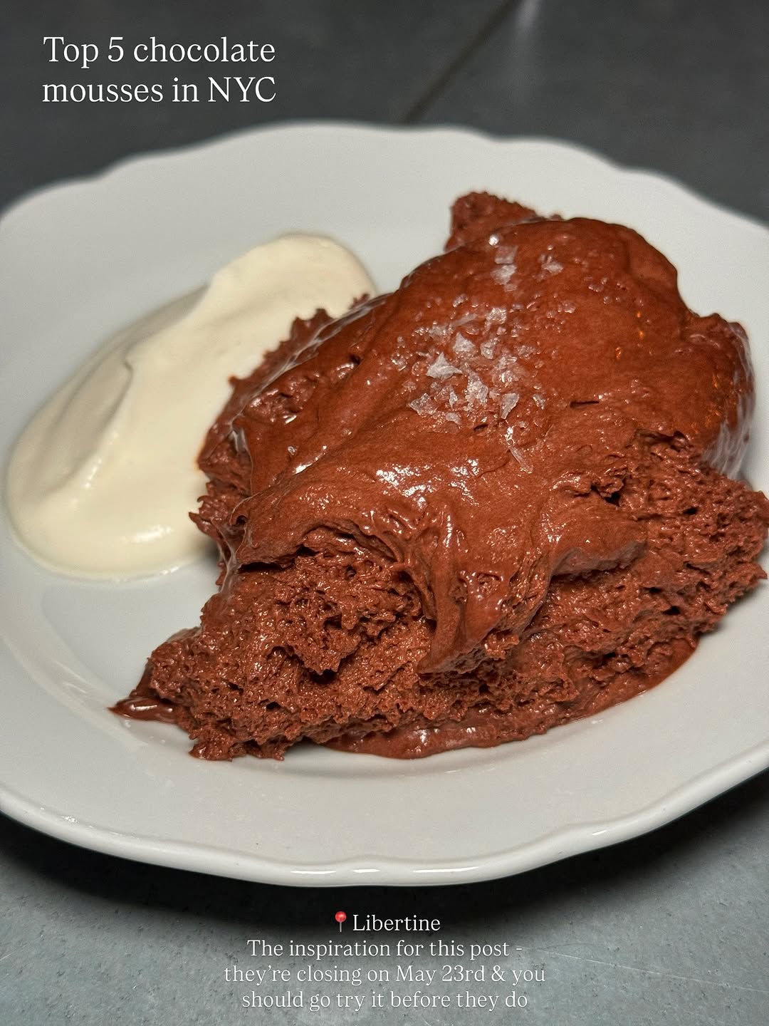 Best NYC Chocolate Mousse thumbnail