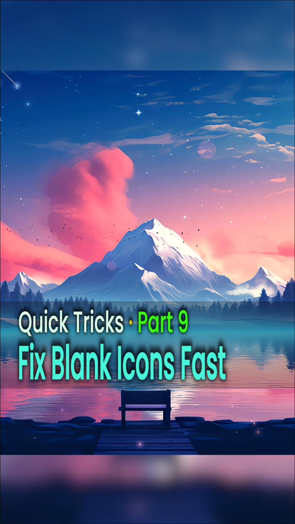 Fix Blank Icons thumbnail