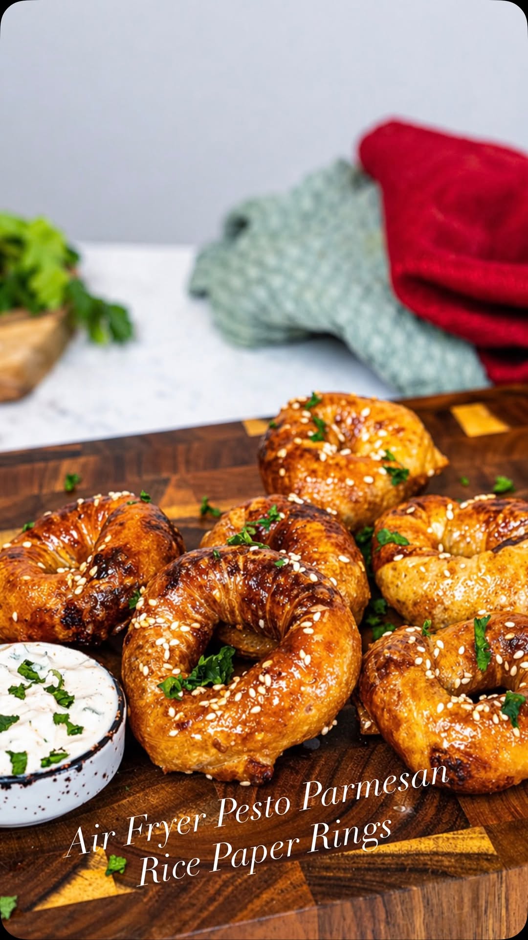 Cheesy Rice Paper Rings thumbnail