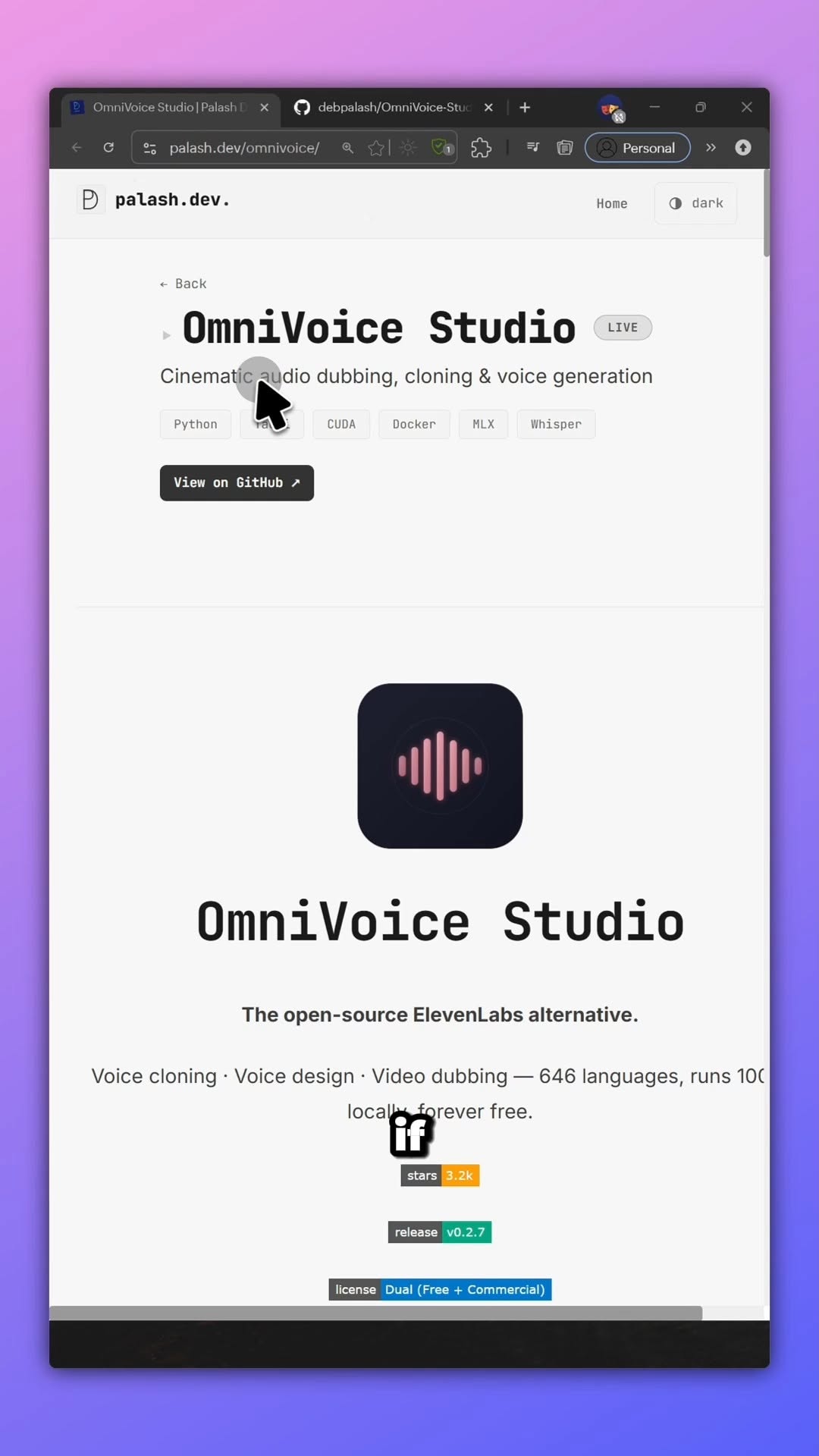 Open Source Voice Studio thumbnail