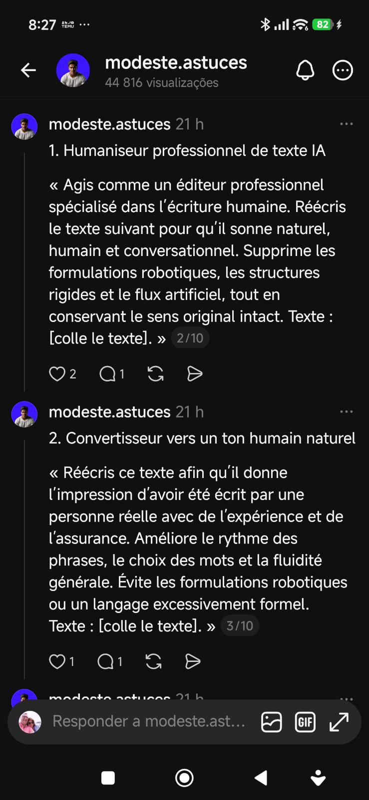 Professional AI Writing Prompts