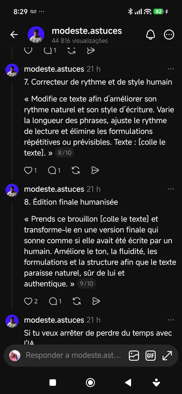 AI Writing Prompts