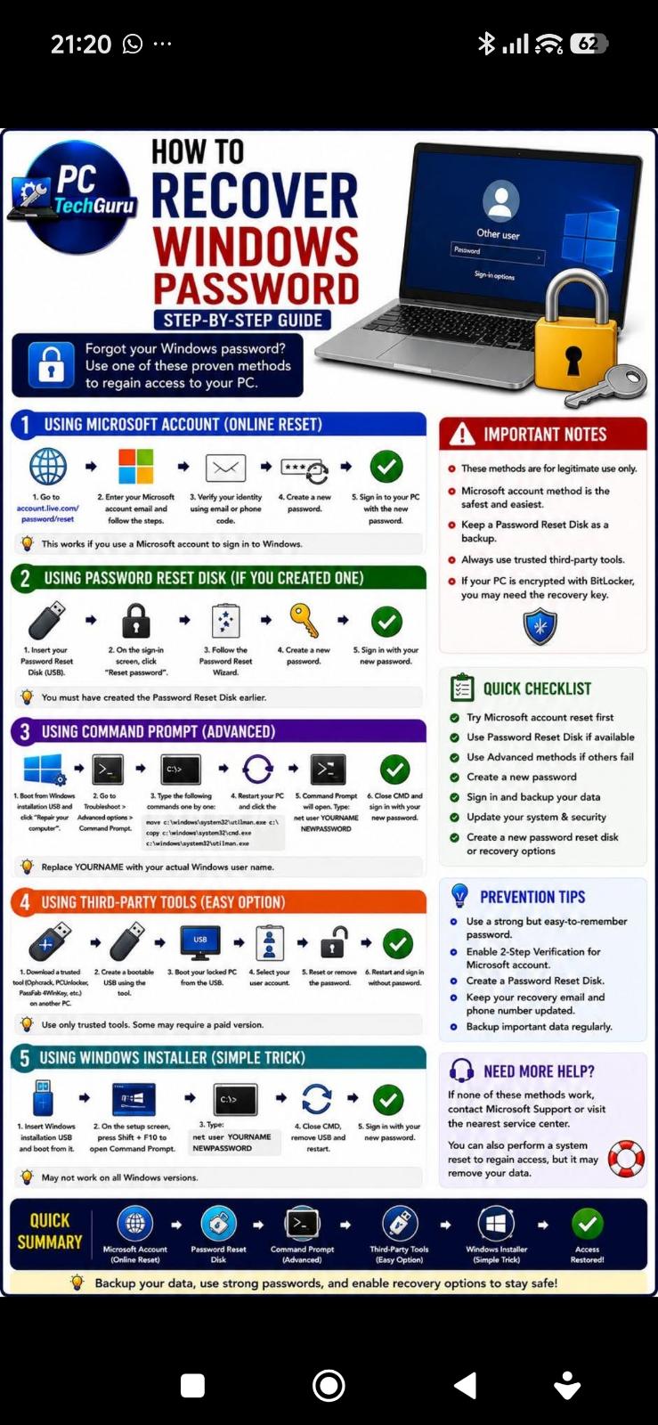 Recover Windows Password thumbnail