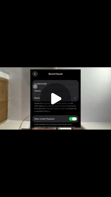 iPhone Audio Recording Settings