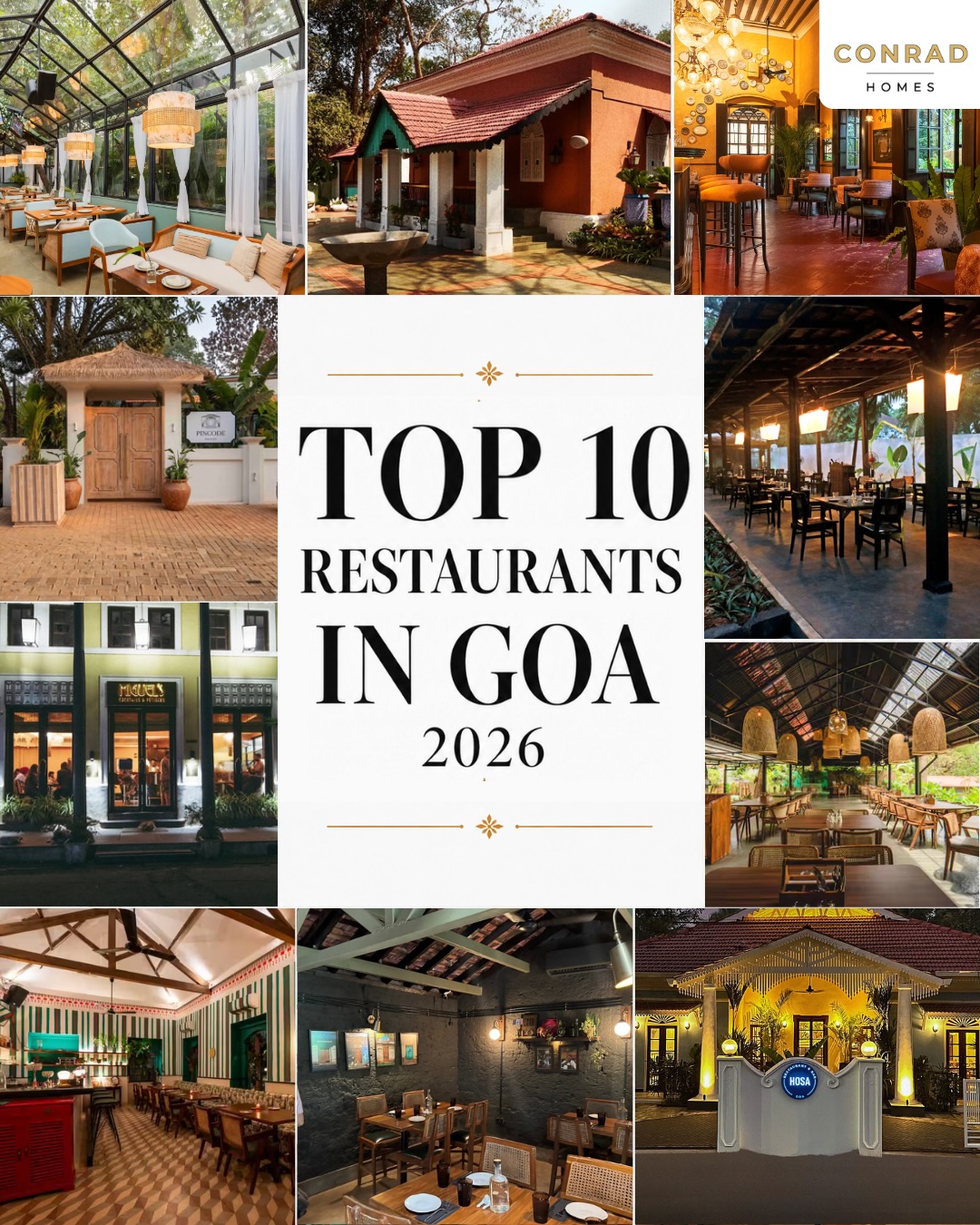 Top Goa Restaurants
