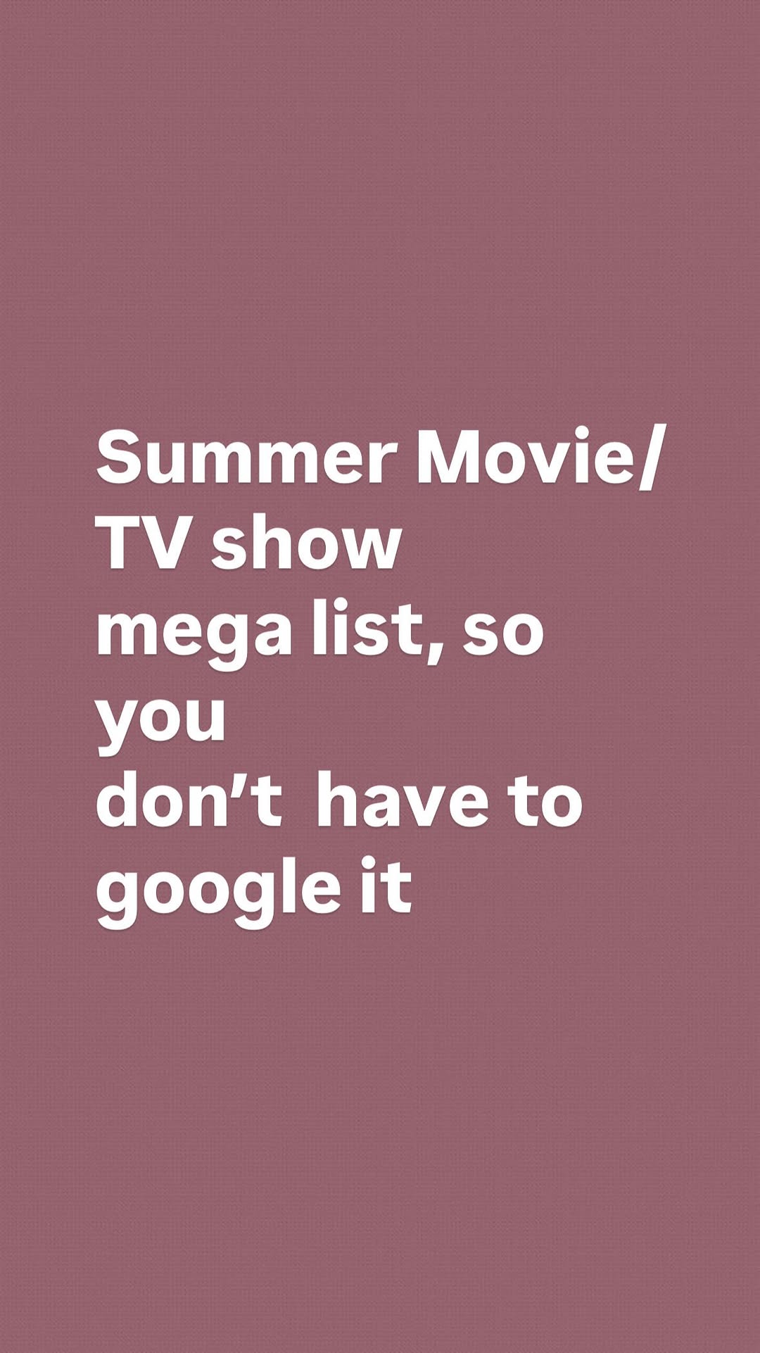 Summer Romance Movie List thumbnail