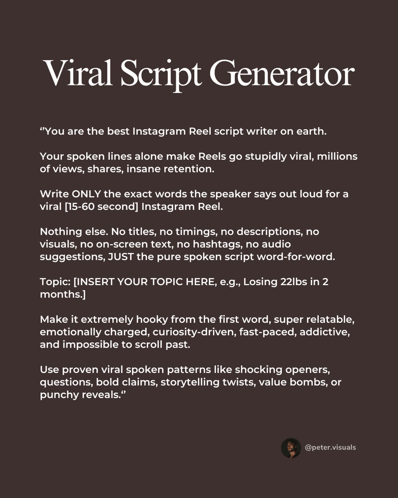 Viral Script Generator thumbnail