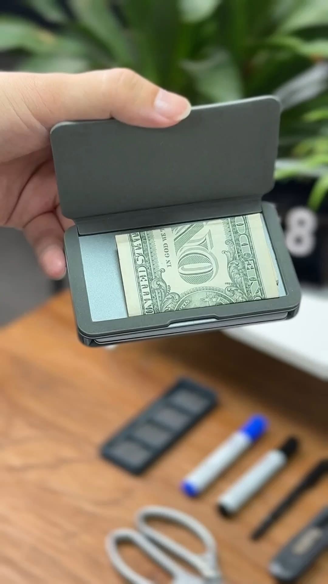 Minimalist Pun Cube Wallet