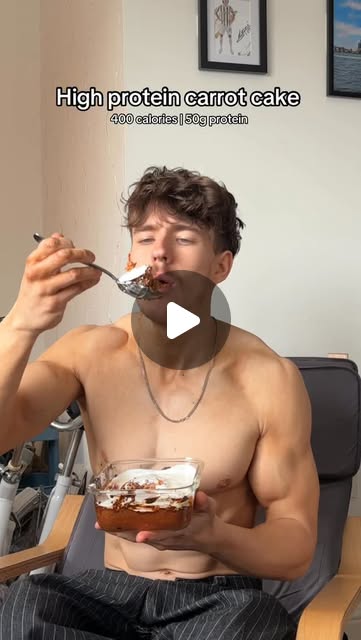 High Protein Carrot Cake