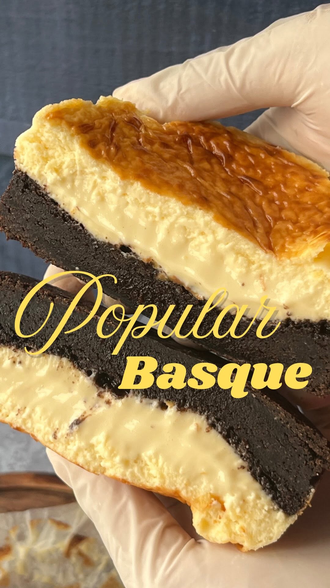 Creamy Brownie Basque